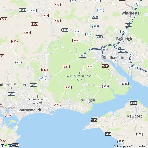 Map Netley Marsh map of Netley Marsh (SO40 7) and practical information